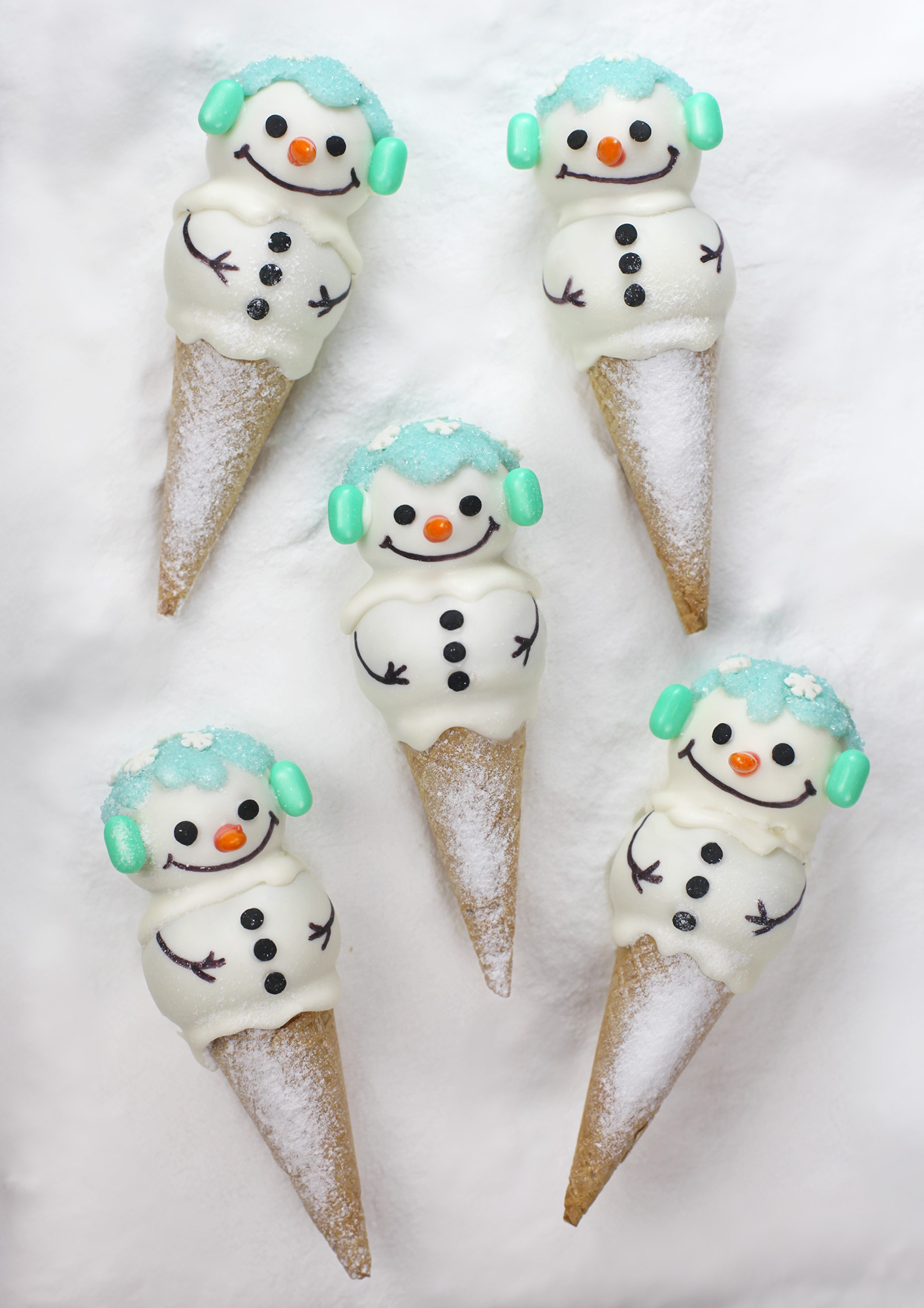 Snowy Cones - Bakerella