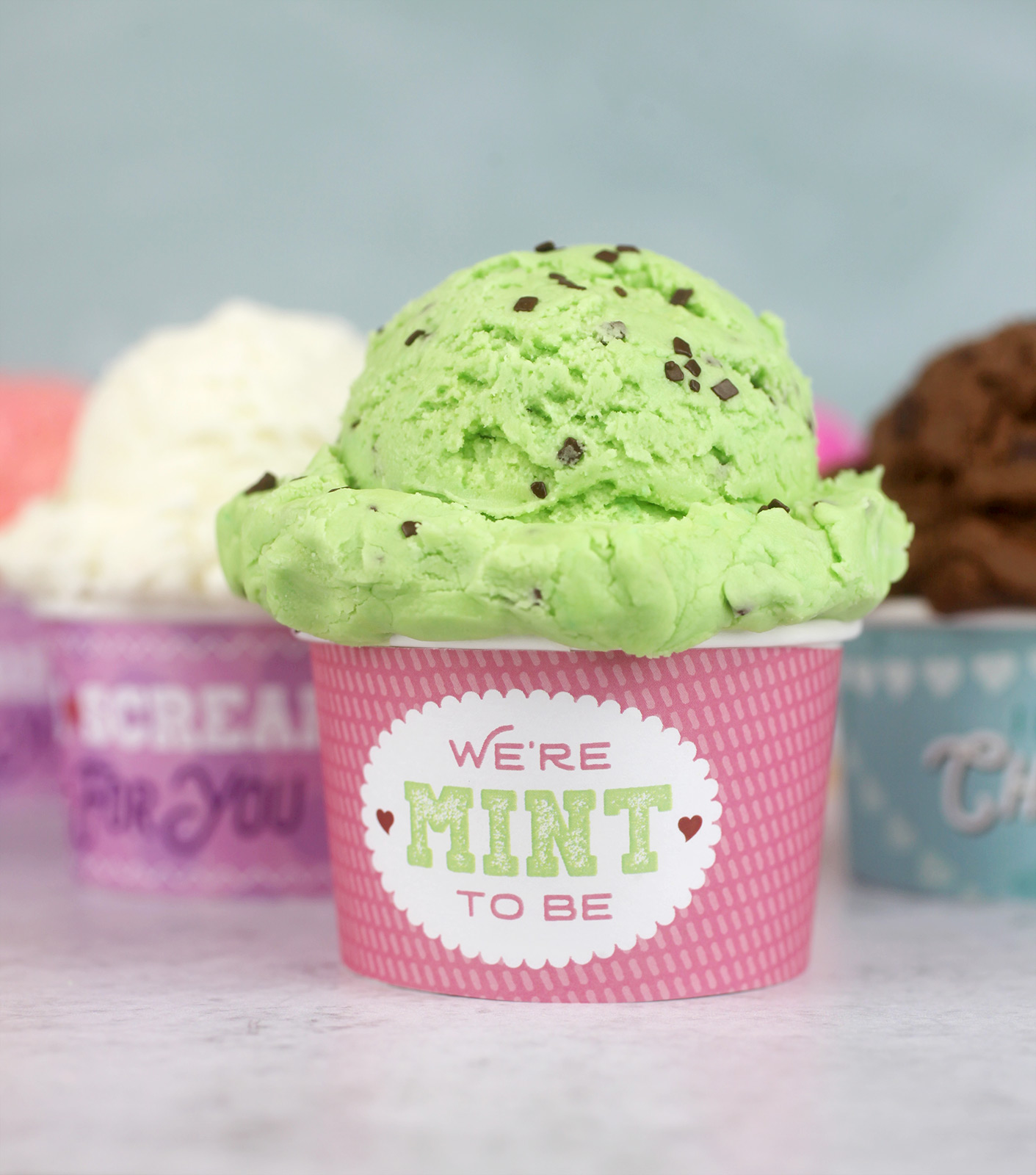 Punny Ice Cream Cupcakes - Bakerella