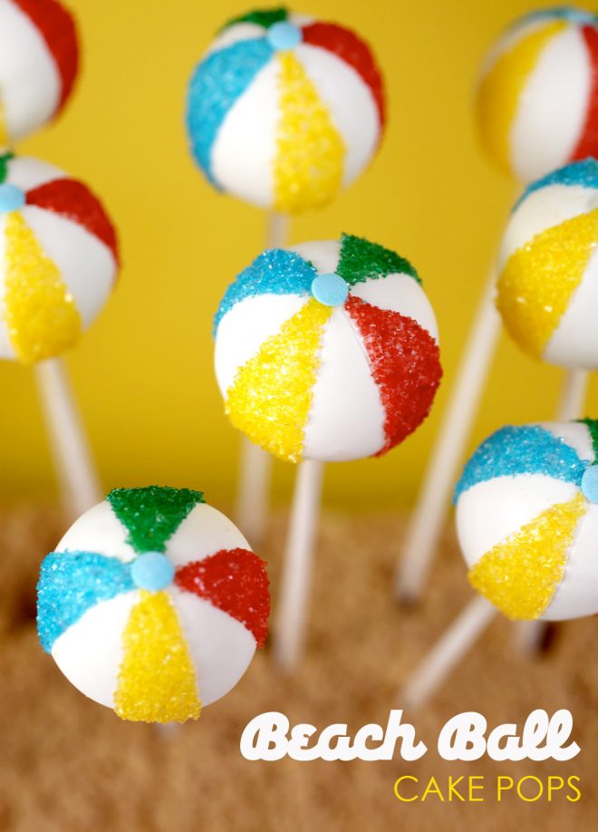 Beach Ball Cake Pops | Bakerella